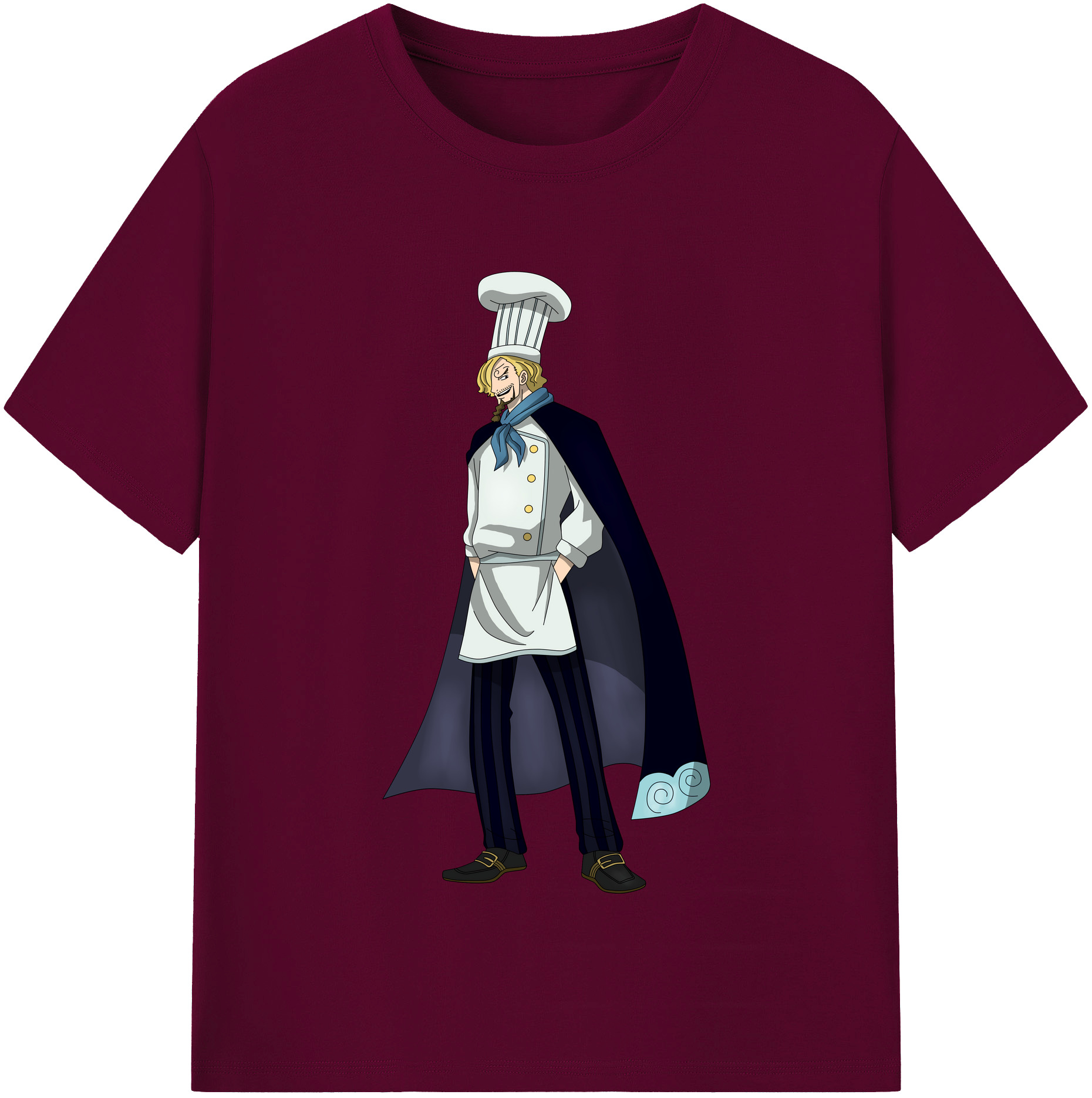 （画像用） ワンピース サンジ ONE PIECE Sanji レディースカジュアルプリントTシャツ（綿100％）